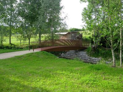 Passerelle pédestre et cyclable sur la ‘Zwalm’